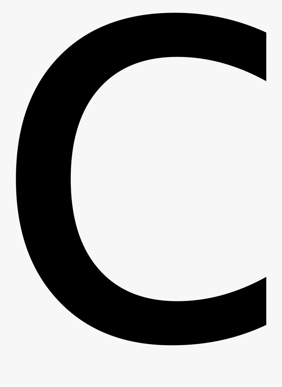 Letter C, Transparent Clipart