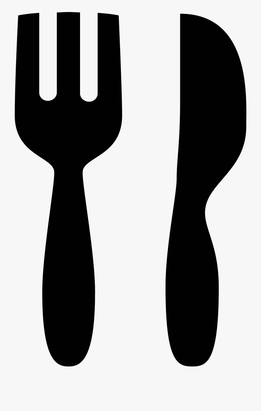 Fork Clipart Crossed Fork - Restaurant Icon Png, Transparent Clipart