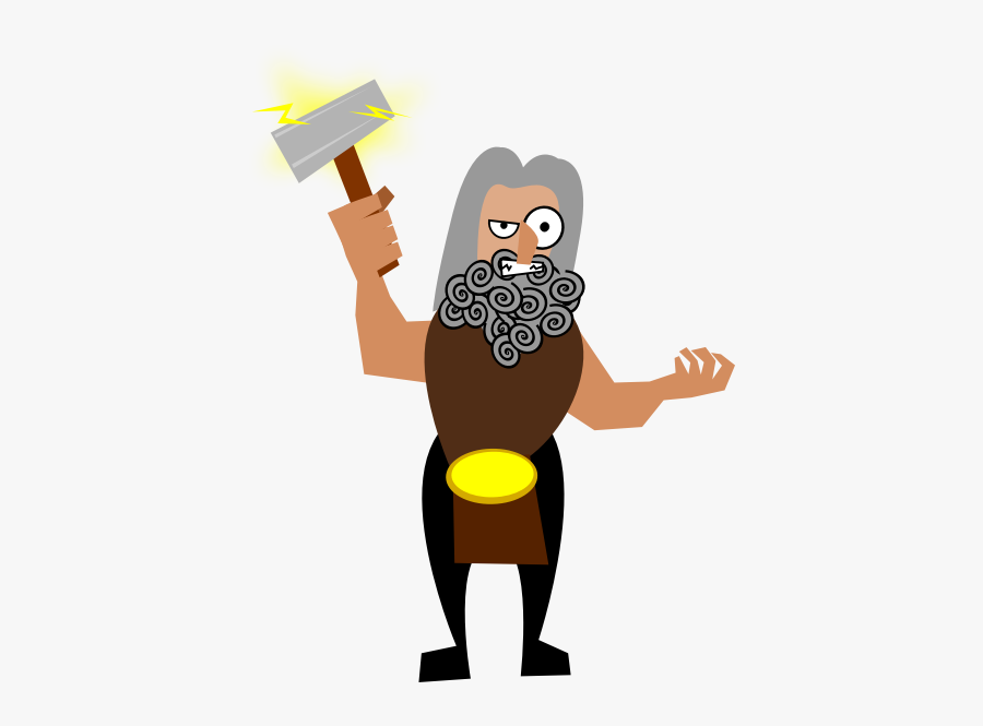 Thor Animation - Thor Norse Clip Art, Transparent Clipart