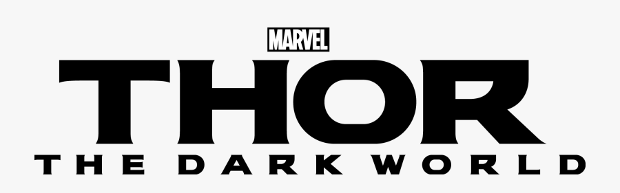 Thor The Dark World Logo Png, Transparent Clipart