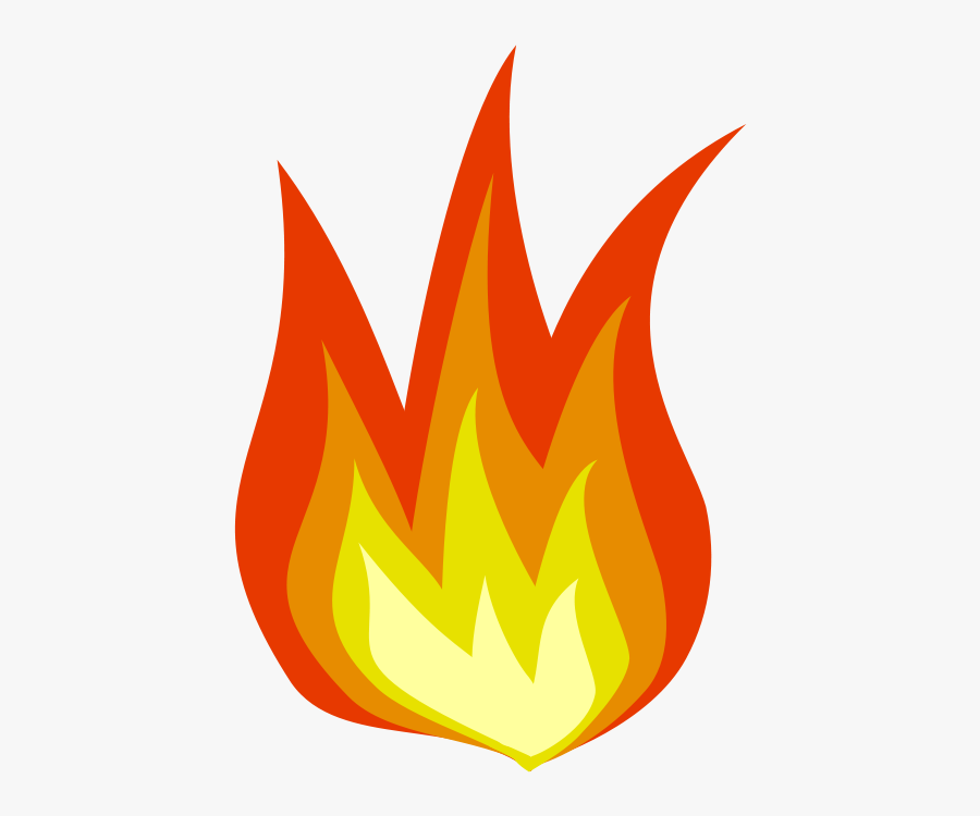 Flame Clipart Emoji - Flame Clipart, Transparent Clipart
