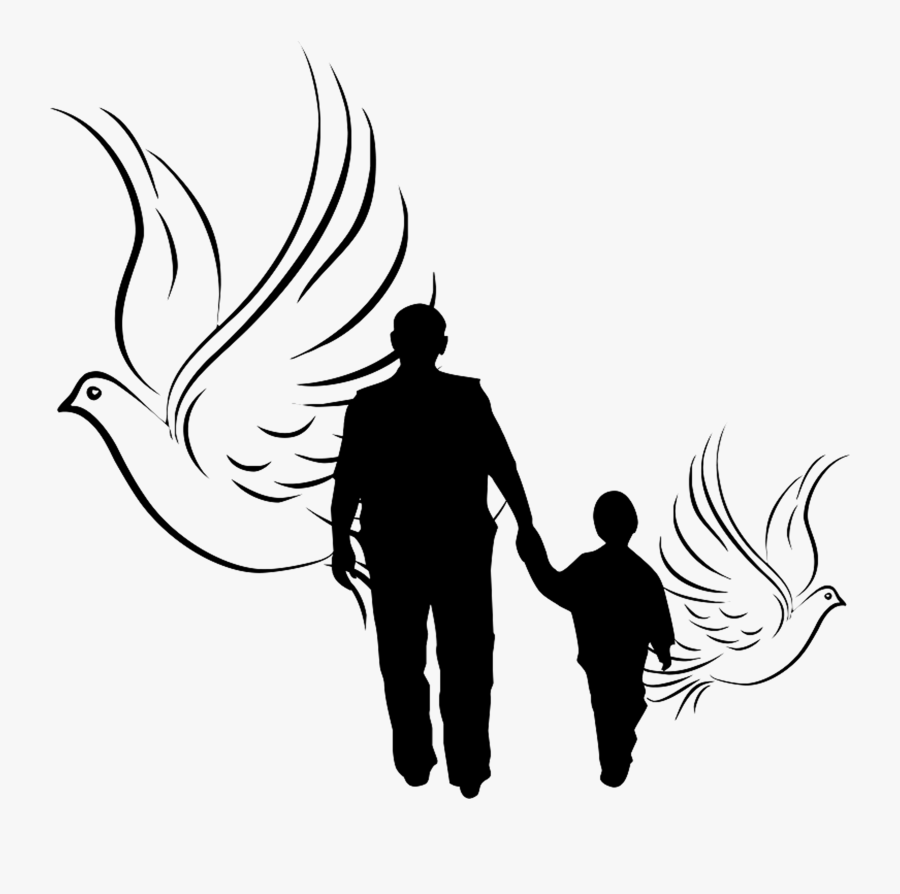 Pathways To Right Of Ways - Vector Grandfather And Grandson, Transparent Clipart