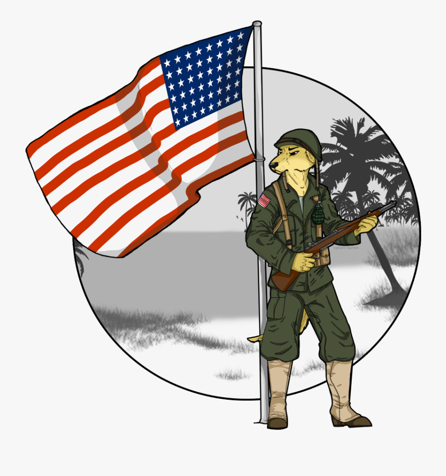 Zeke With Broad Stripes And Bright Stars - Palm Tree Vector, Transparent Clipart