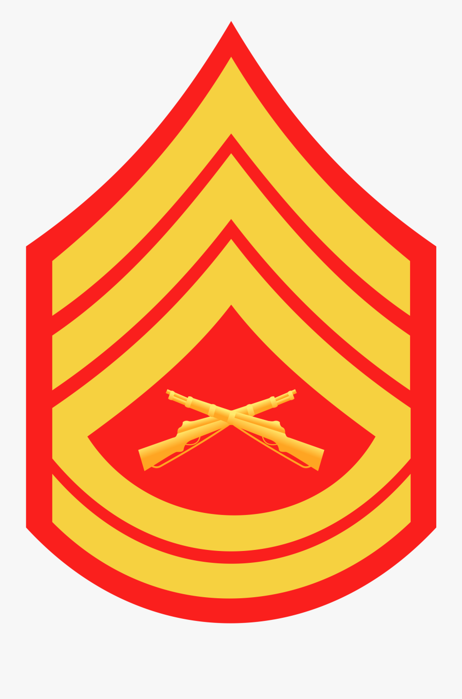 Usmc Master Sergeant Rank, Transparent Clipart