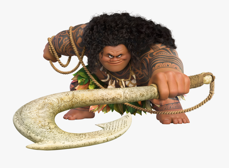 Maui Moana Disney Large Transparent Png Image, Transparent Clipart