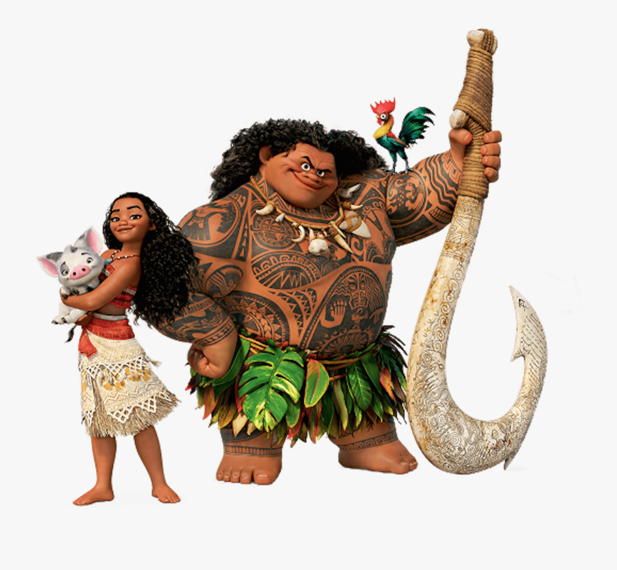 Moana Maui Pua Hei Hei, Transparent Clipart