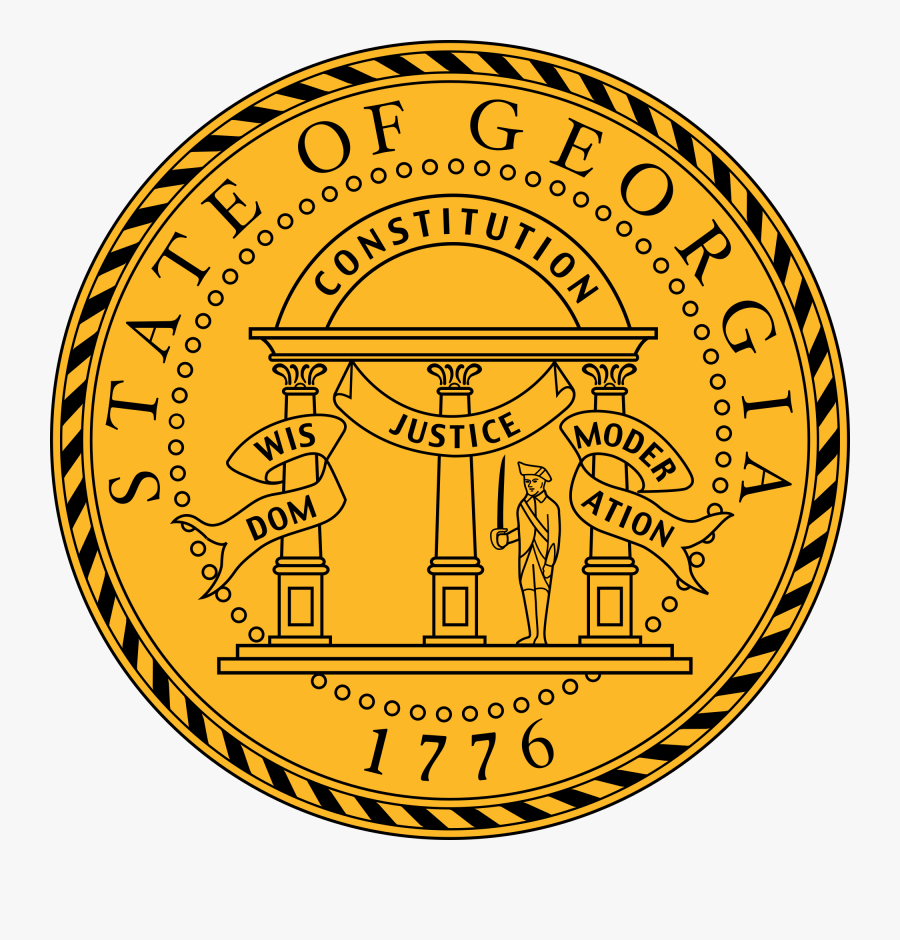 Fileseal Of Georgia - Georgia State Seal, Transparent Clipart