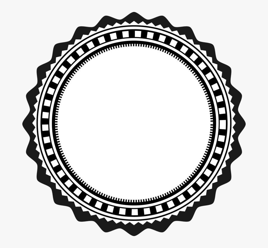 Brand,black,monochrome - Free Blank Badge Png, Transparent Clipart