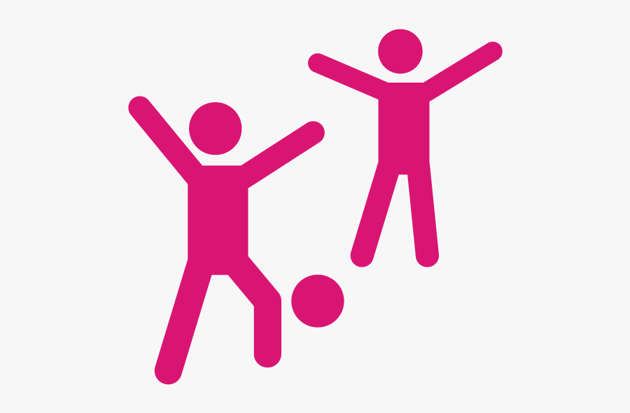 Children Playing Basketball Clipart Vector Free Kids - Playing Kids Icon, Transparent Clipart