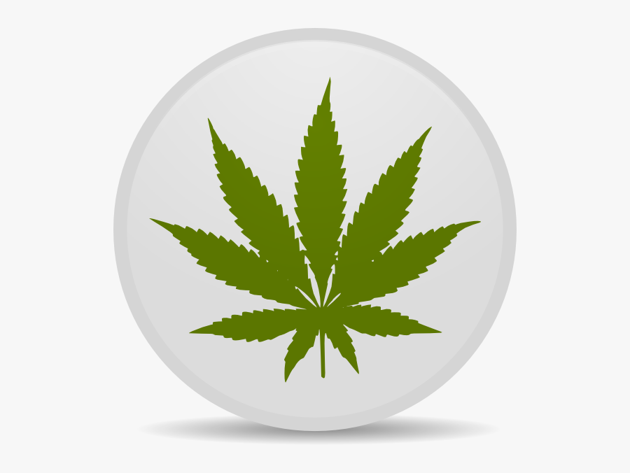 Marijuana Leaf Clip Art, Transparent Clipart