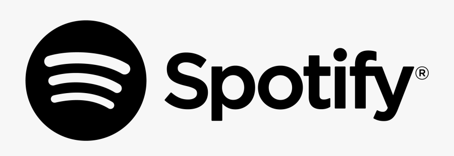 Spotify Black Logo Png, Transparent Clipart