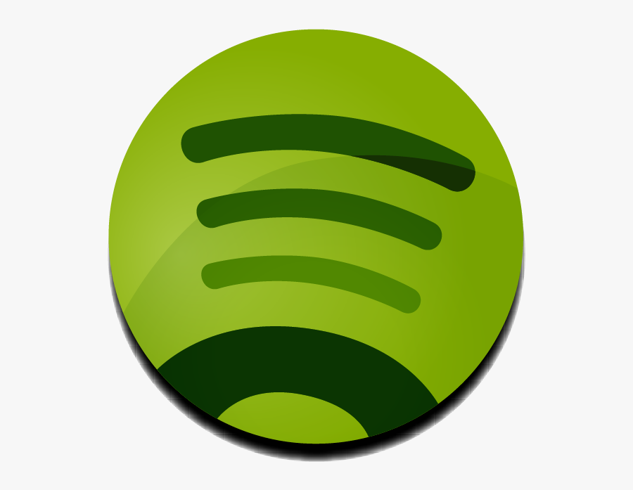 Spotify Icon, Transparent Clipart