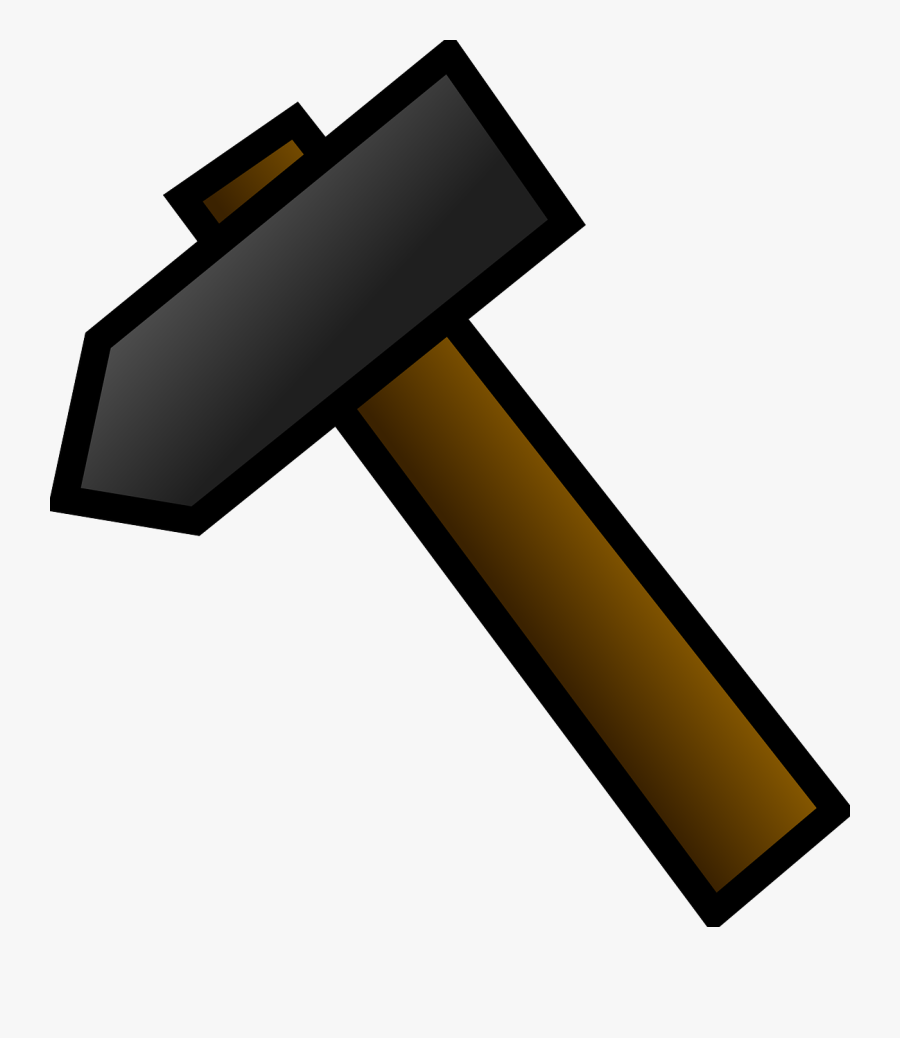 Hammer Tool Wood Free Photo - Clipart Hammer, Transparent Clipart
