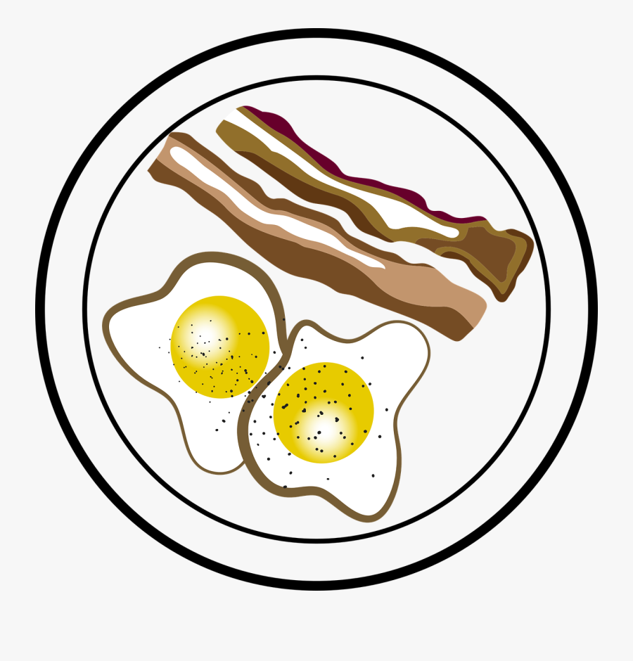 Bacon And Eggs Clipart, Transparent Clipart