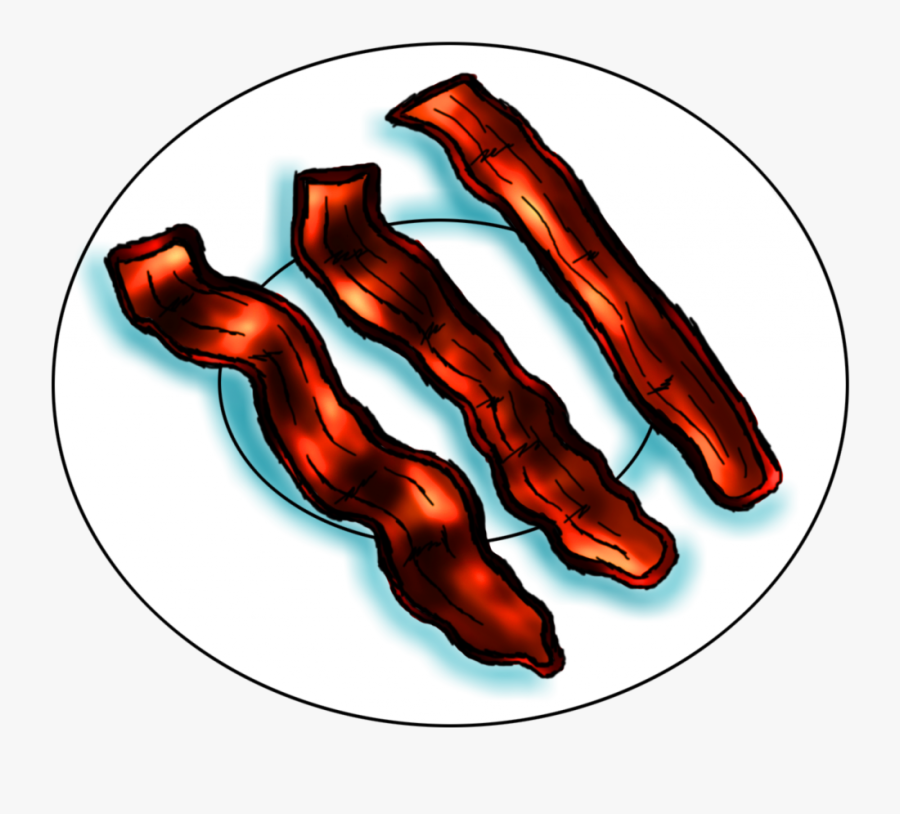 Bacon Clip Art Pinterest - Plate Of Bacon Clipart, Transparent Clipart
