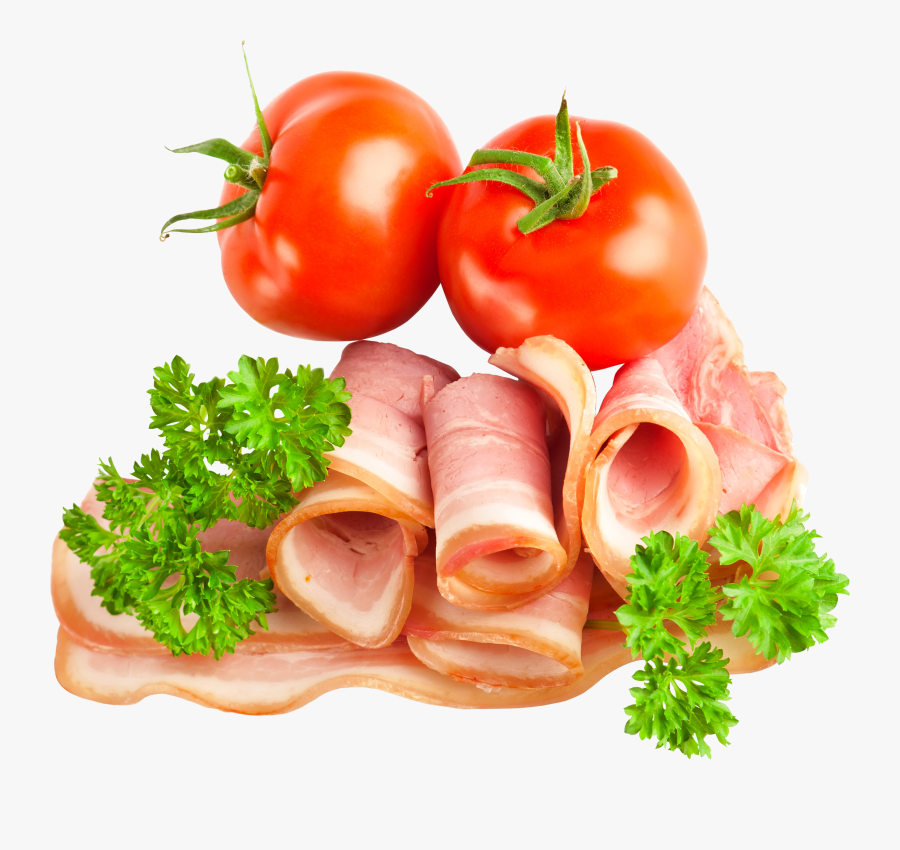 Free Download Of Bacon High Quality Png - Помидоры И Зелень Png, Transparent Clipart