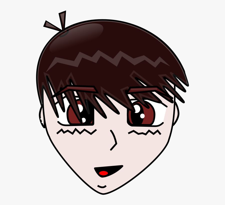 Japanese Boy Cartoon, Transparent Clipart
