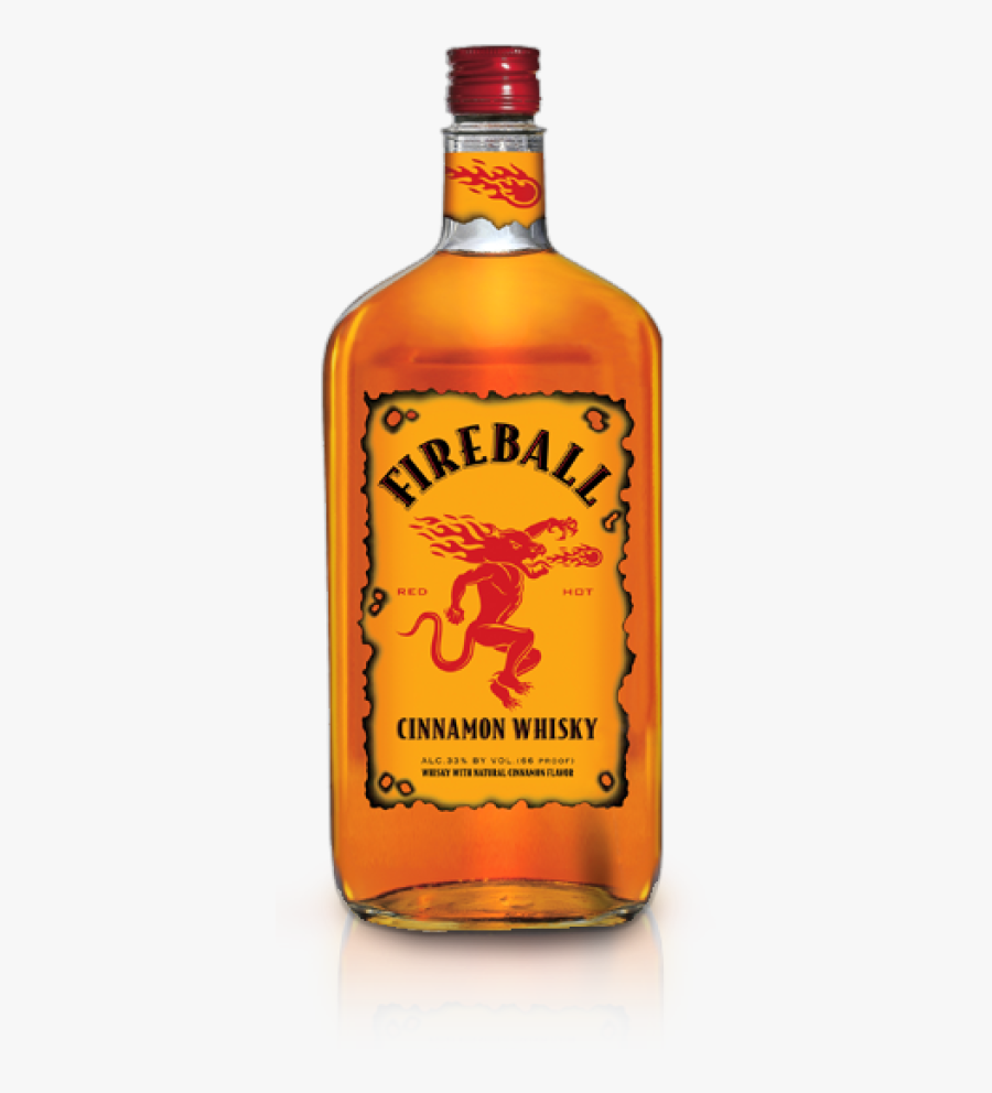 Fireball Whiskey, Transparent Clipart