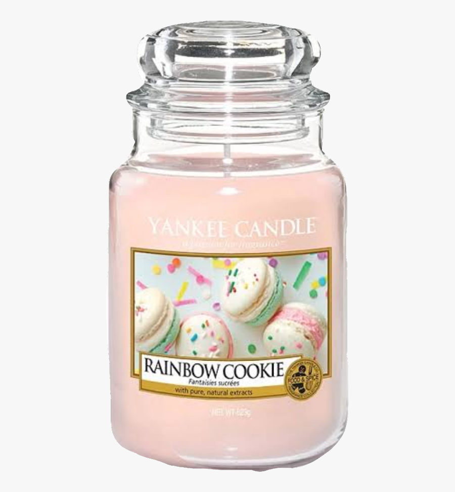 Transparent Yankee Candle Clipart - Yankee Candle Rainbow Cookie Candle, Transparent Clipart