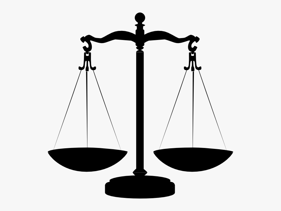 Opaque Justice Clip Art At Clker - Scales Of Justice Transparent Background, Transparent Clipart