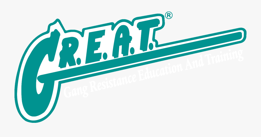 G - R - E - A - T - Online Logo - Great Gang Resistance Education And Training Logo, Transparent Clipart