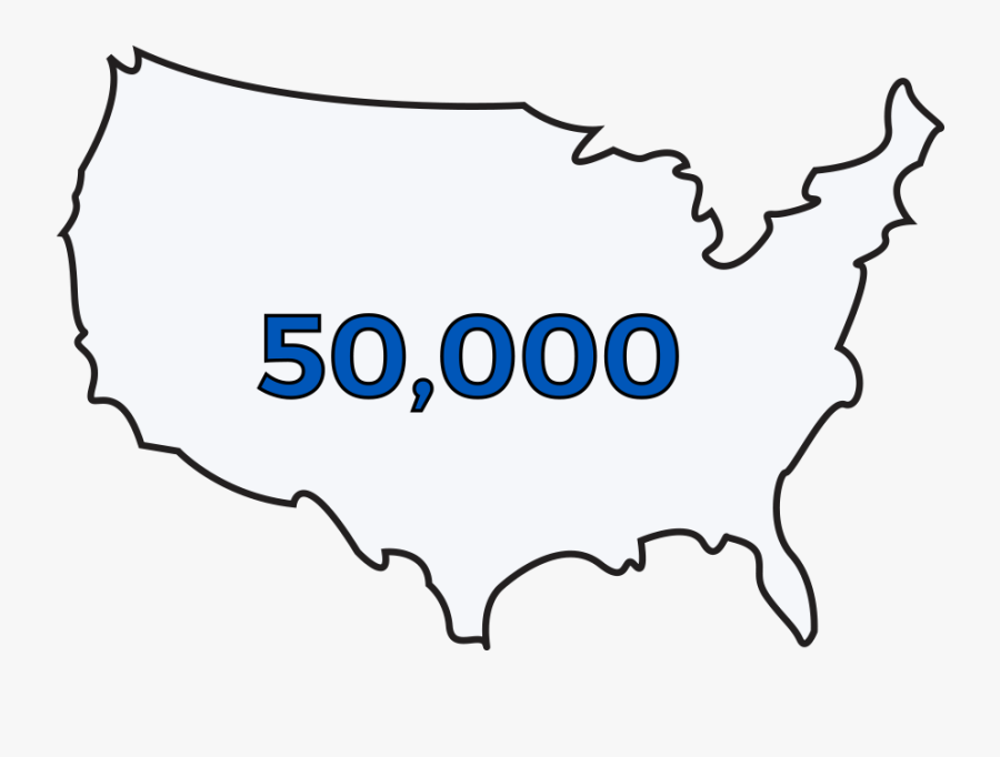 The Average American"s Total Carbon Footprint Is Approximately - Camp Wood Lewis And Clark Map, Transparent Clipart