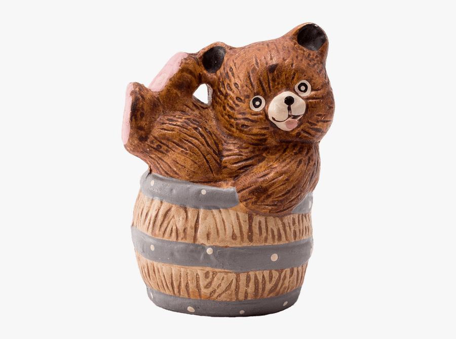 Oso En Barril De Juguete - Barrel, Transparent Clipart