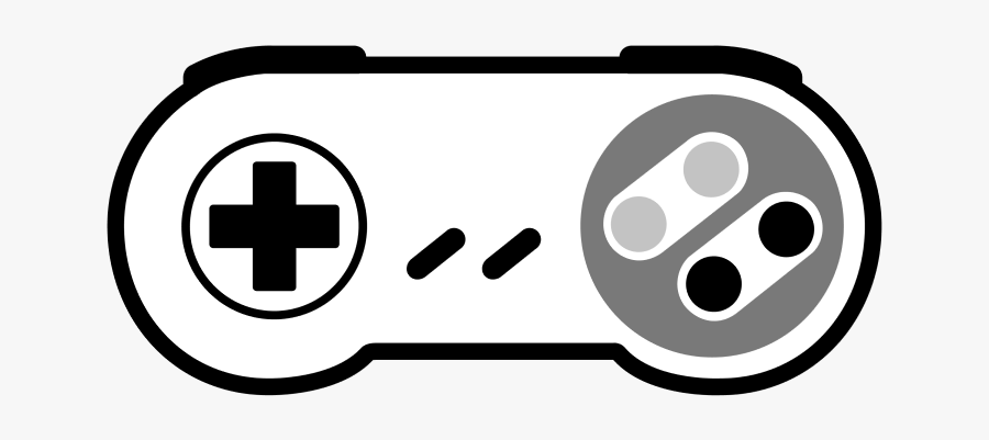 Snes - Game Controller, Transparent Clipart