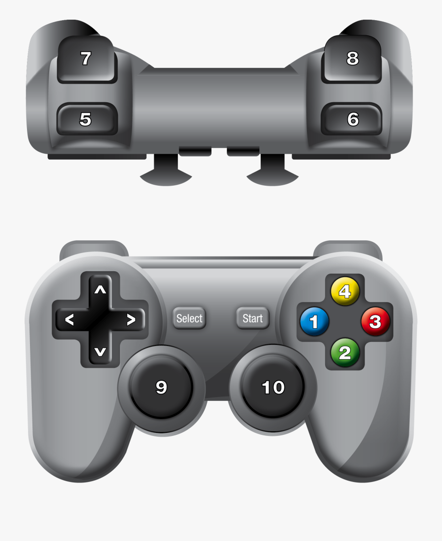Gamepad Control Diagram - F1 2017 Gamepad Diagram, Transparent Clipart