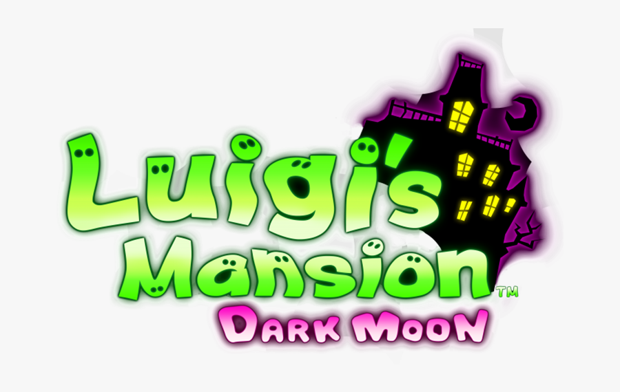 Luigi's Mansion Dark Moon Logo Png, Transparent Clipart