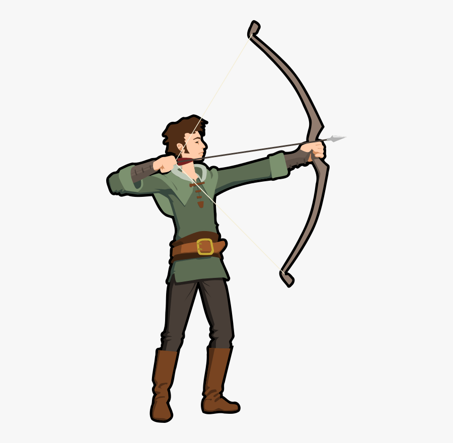 Hunting Clip Art Cartoon Free Clipart Image - Archer Clipart, Transparent Clipart