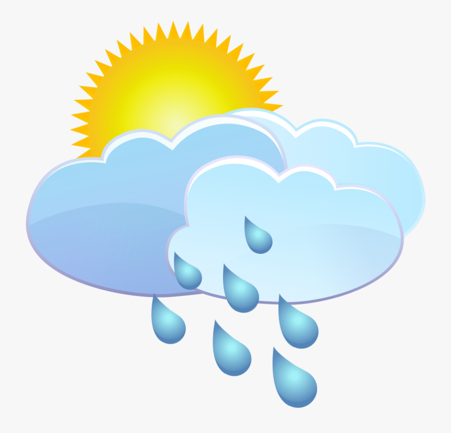 Free Png Clouds Sun And Rain Drops Weather Icon Png - Logo Dare Arqam School, Transparent Clipart
