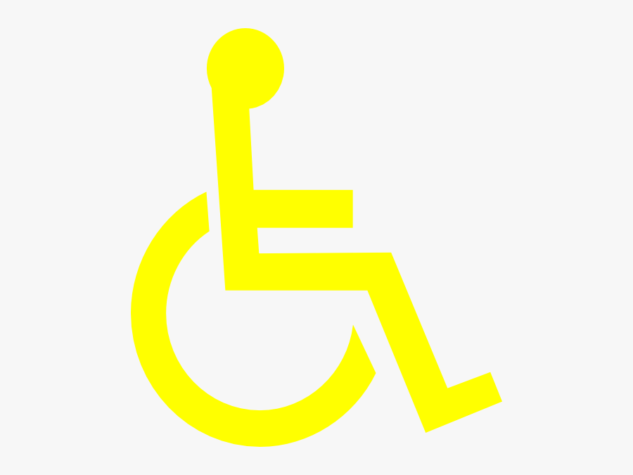 Handicapped Sign, Transparent Clipart