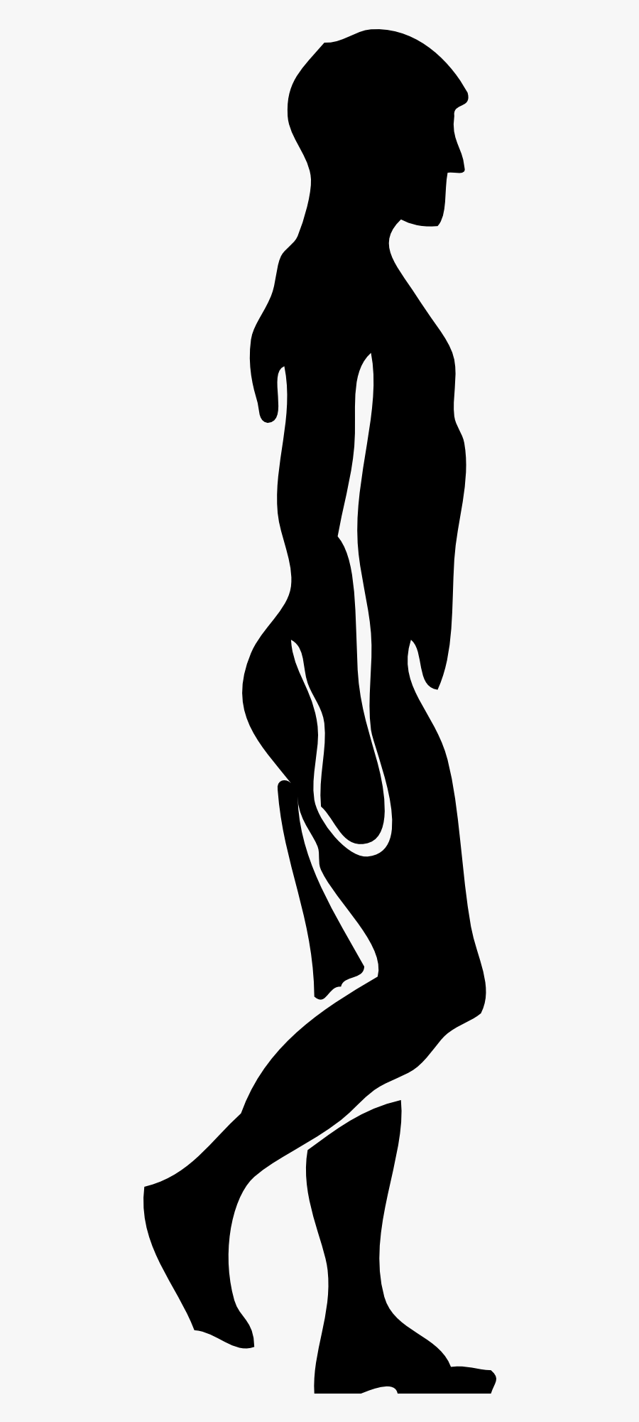 Walking Silhouette Gif Png, Transparent Clipart