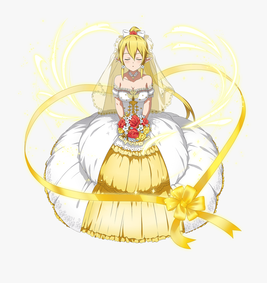 Sword Art Online Memory Defrag Leafa Bride, Transparent Clipart