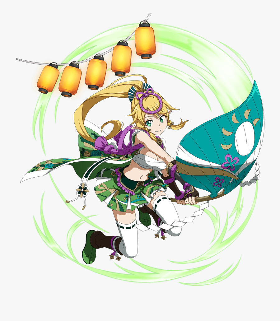 Summer Night Shout Leafa, Transparent Clipart