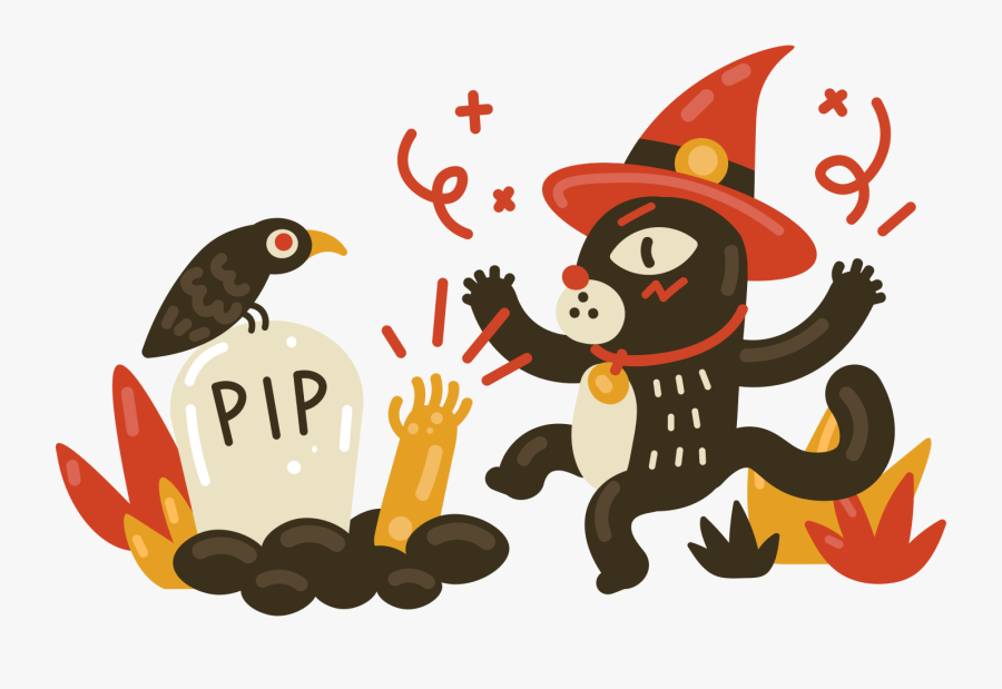 Halloween Graphics, Puns, And Other Fun Stuff For Your - Illustration, Transparent Clipart