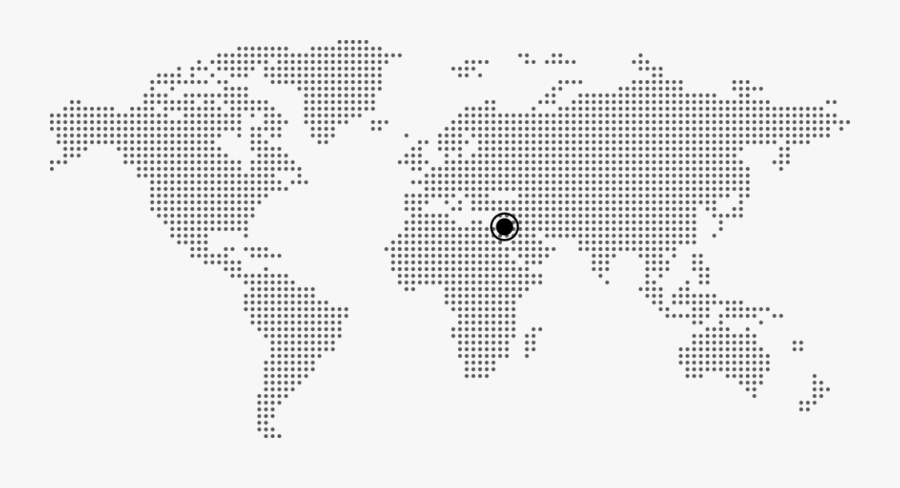 Getting In Touch Dr - World Map Dotted Png, Transparent Clipart