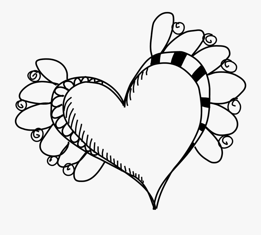 Heart Drawing Paper - Portable Network Graphics, Transparent Clipart