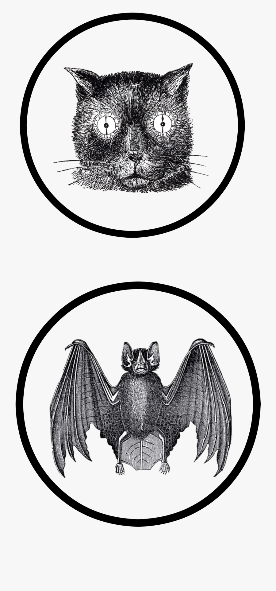 Vintage Halloween Bat Clipart, Transparent Clipart