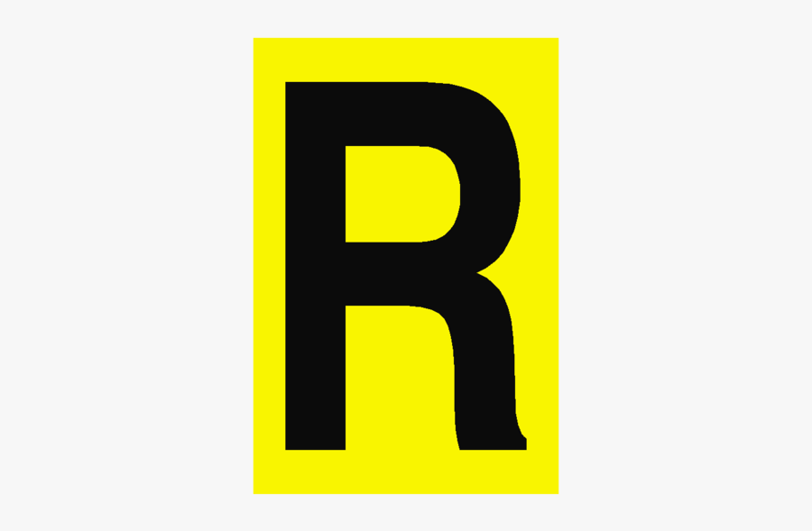 R Clipart Letter Number - Letter R Yellow , Free Transparent Clipart ...