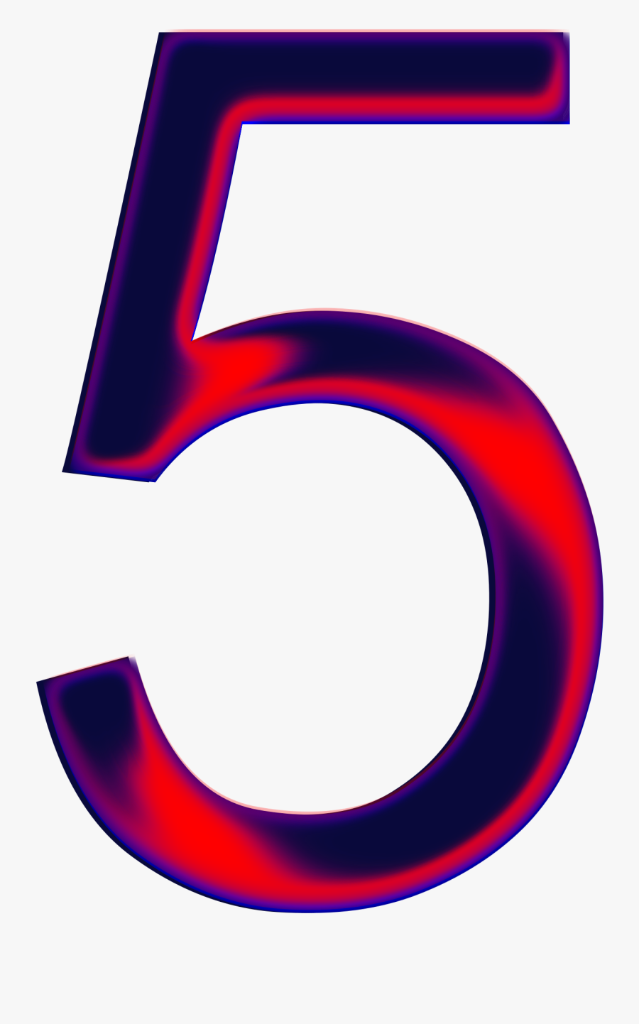 Number Five Cliparts - Five Clip Art, Transparent Clipart