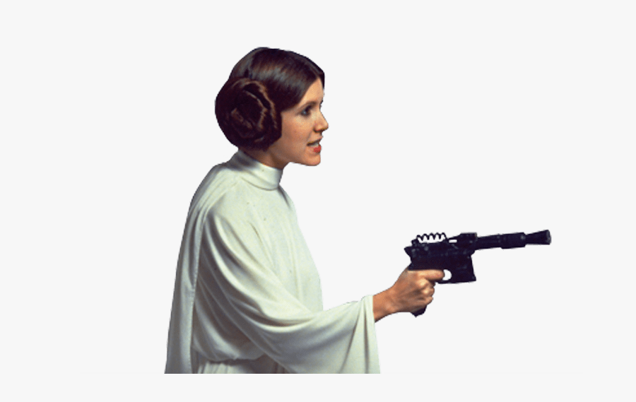 Princess Leia Side View - Star Wars Dvd Box, Transparent Clipart