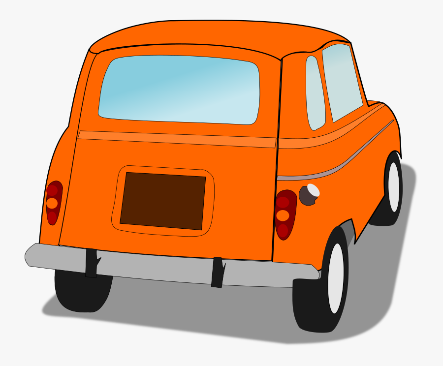 Cars Vector Backside - Back Of Car Clipart, Transparent Clipart