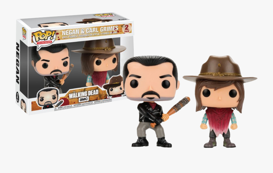 Carl And Negan Funko Pop, Transparent Clipart