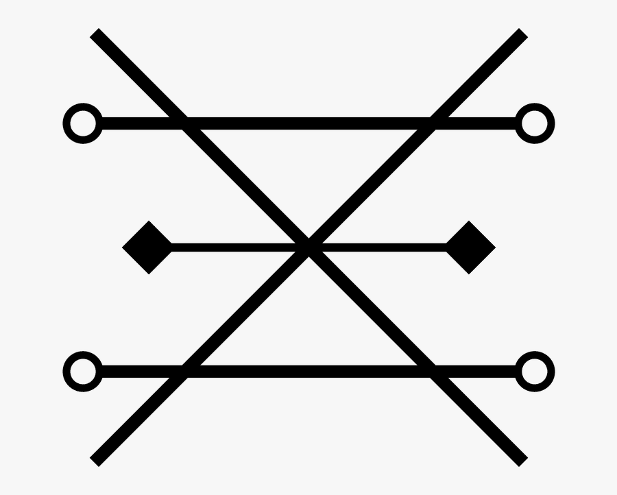 Copper Alchemy Symbol, Transparent Clipart