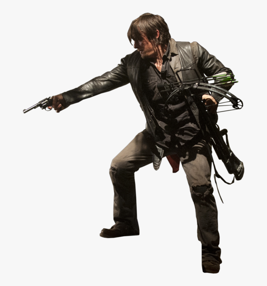 Daryl Dixon Maggie Greene Michonne Glenn Rhee - Silhouette Daryl Dixon Png, Transparent Clipart