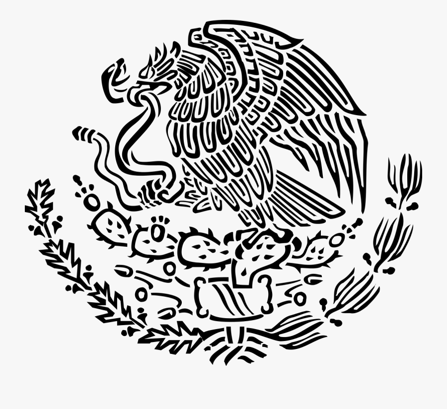 Mexico Coat Of Arms Vector, Transparent Clipart