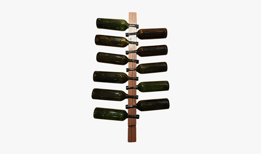 Wine Rack Transparent Background - Wine Bottle, Transparent Clipart