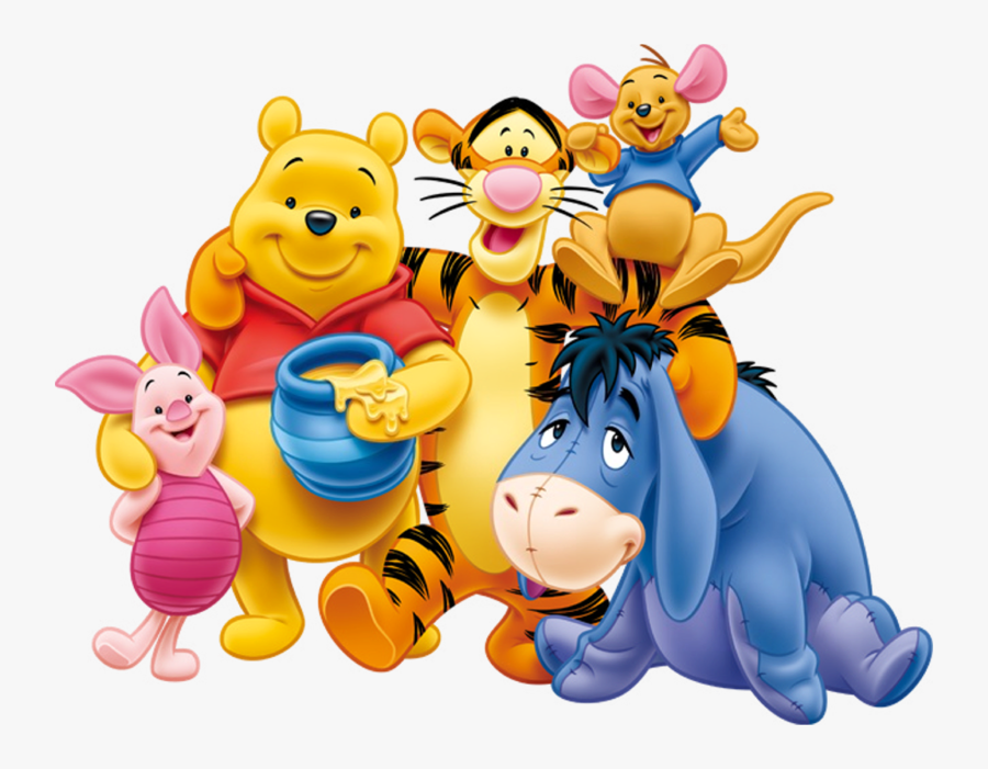 Winnie The Pooh Crew, Transparent Clipart